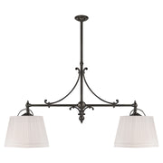 Sloane Street Shop Light Four Light Pendant in Bronze