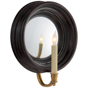 Chelsea Medium Reflection Wall Sconce in Tudor Brown Stain