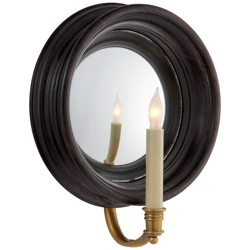 Chelsea Medium Reflection Wall Sconce in Tudor Brown Stain