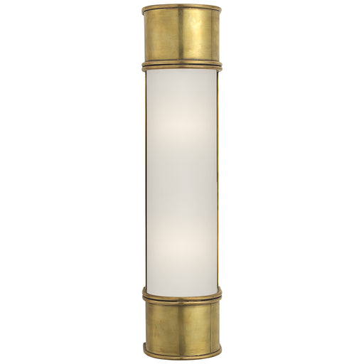 Oxford Two Light Bath Sconce in Antique-Burnished Brass