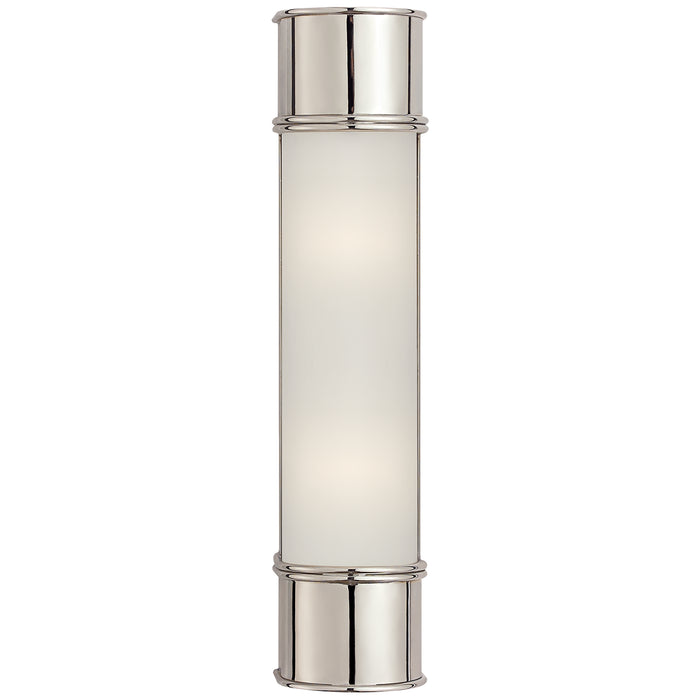 Oxford Two Light Bath Sconce in Polished Nickel
