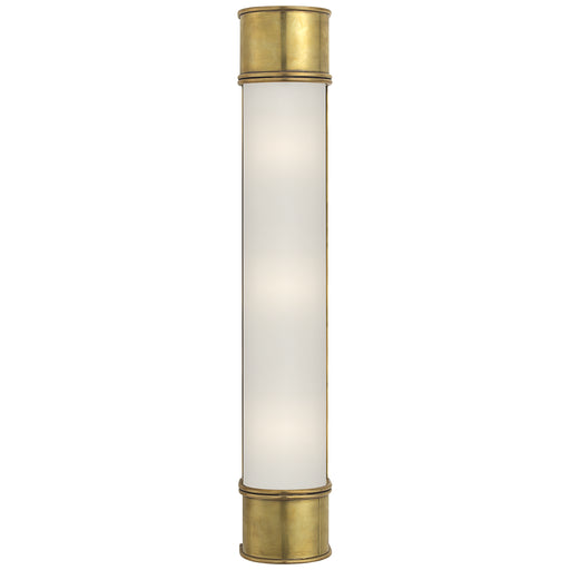 Oxford Three Light Bath Sconce in Antique-Burnished Brass
