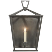 Darlana One Light Wall Sconce in Aged Iron