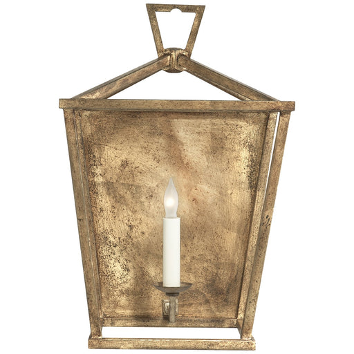 Darlana Lantern Wall Sconce in Gilded Iron