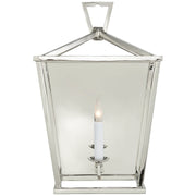 Darlana Lantern Wall Sconce in Polished Nickel