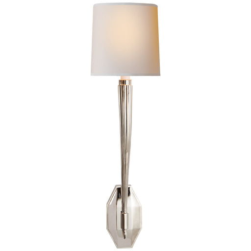 Ruhlmann One Light Wall Sconce in Polished Nickel