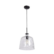Clear Pendant in Black