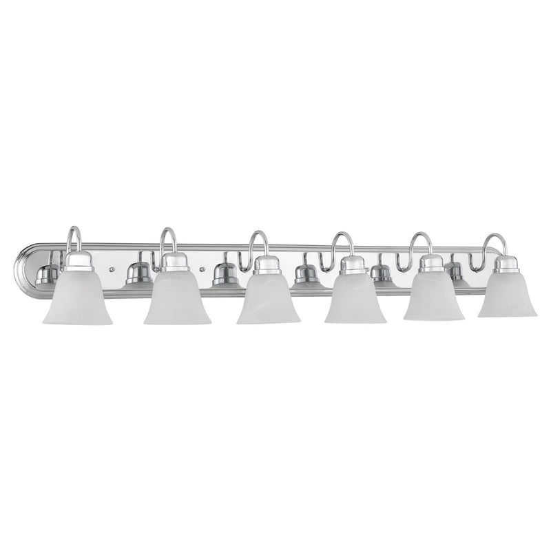 Campbell 6 Light Vanity in Chrome