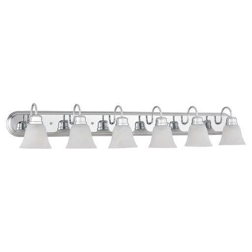 Campbell 6 Light Vanity in Chrome