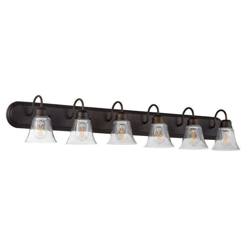 Campbell 6 Light Vanity in Oiled Bronze