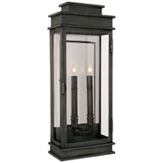 Linear Lantern Tall 22" 2-Light Outdoor Wall Lantern (CHD 2910) in Bronze