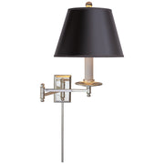 Dorchester3 One Light Swing Arm Wall Lamp in Polished Nickel