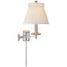Dorchester3 One Light Swing Arm Wall Lamp in Polished Nickel