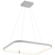 Ravello Square LED Pendant in Satin