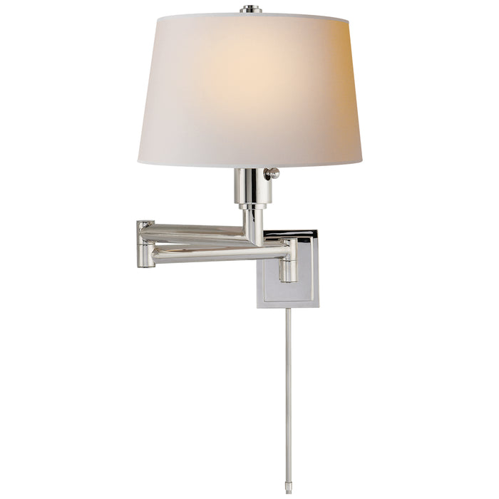 Chunky2 One Light Swing Arm Wall Lamp in Polished Nickel