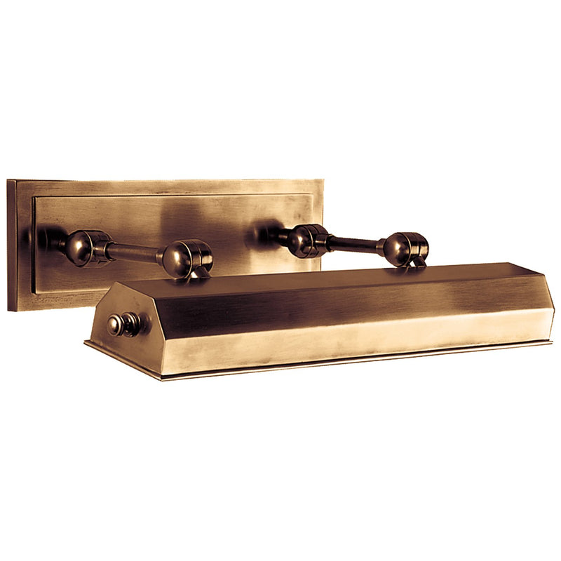 Dorchester 18" 2-Light Picture Light in Antique-Burnished Brass