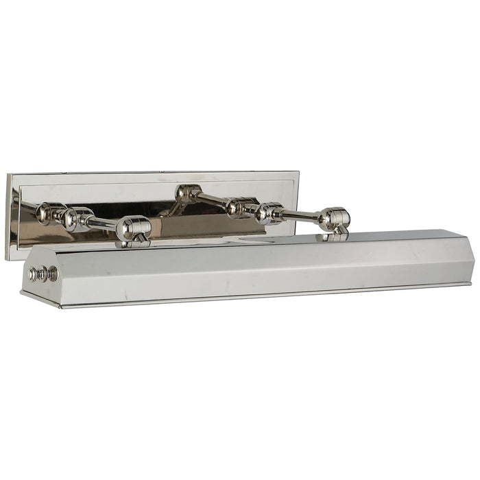 Dorchester2 Two Light Picture Light in Polished Nickel