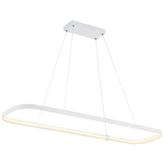 Ravello Linear LED Pendant in Matte White