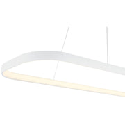 Ravello Linear LED Pendant in Matte White