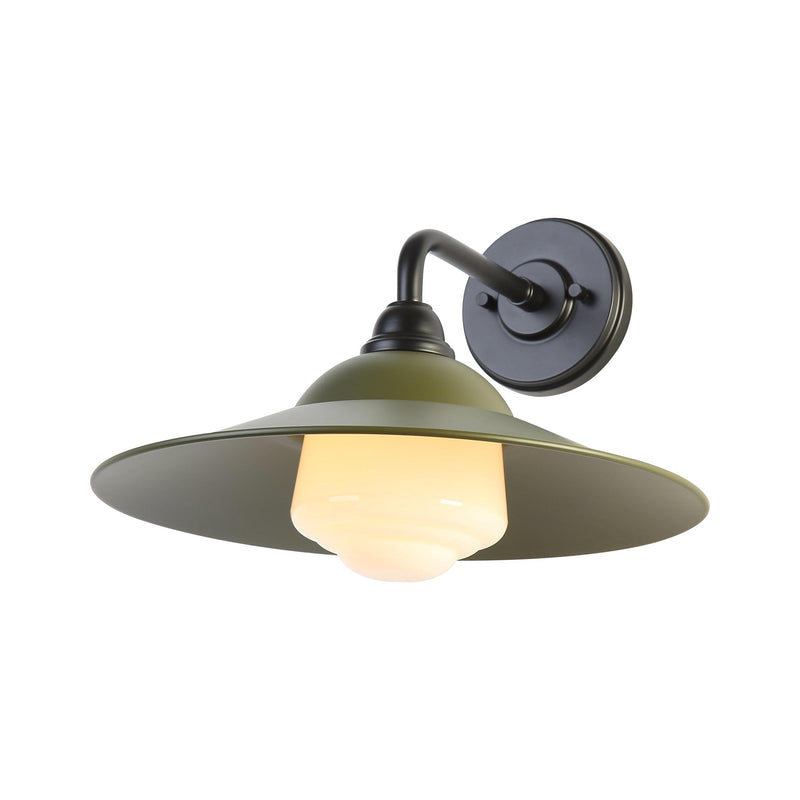Croma 15" Outdoor Wall Sconce in Matte Black