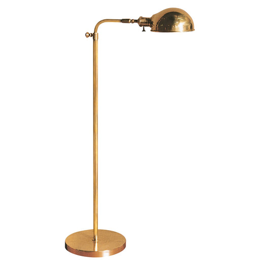 Old Pharmacy Floor Lamp in Hand-Rubbed Antique Brass