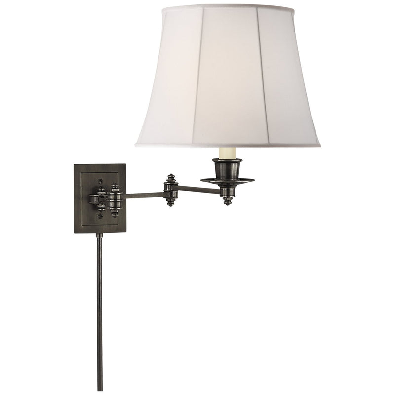 Triple Swing Arm Wall Lamp in Bronze