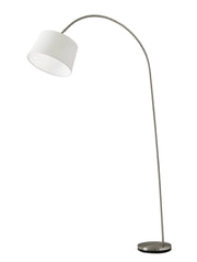 Goliath Arc Floor Lamp in Brushed Steel