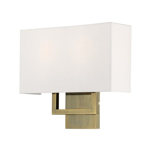 Pierson 2-Light 13" ADA Wall Sconce in Antique Brass