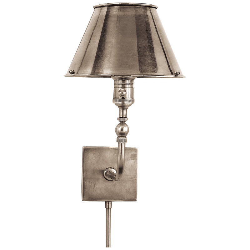 Swivel Head Wall Sconce in Antique Nickel