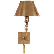Swivel Head Wall Sconce in Hand-Rubbed Antique Brass