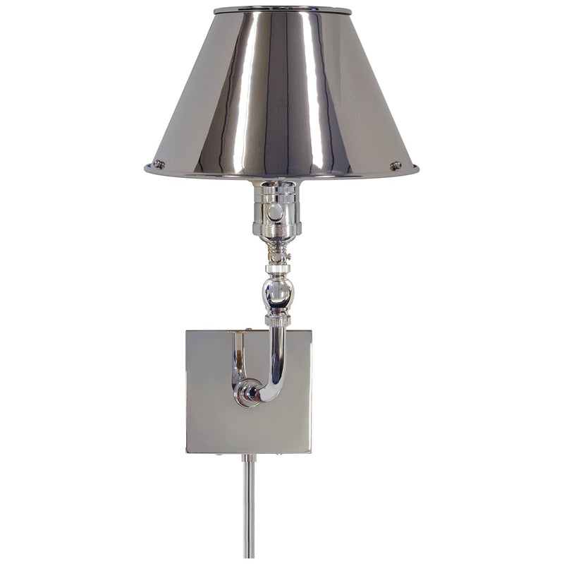 Swivel Head Wall Sconce in Polished Nickel