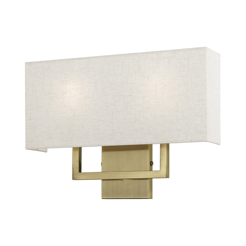 Pierson 2-Light 16" ADA Wall Sconce in Antique Brass