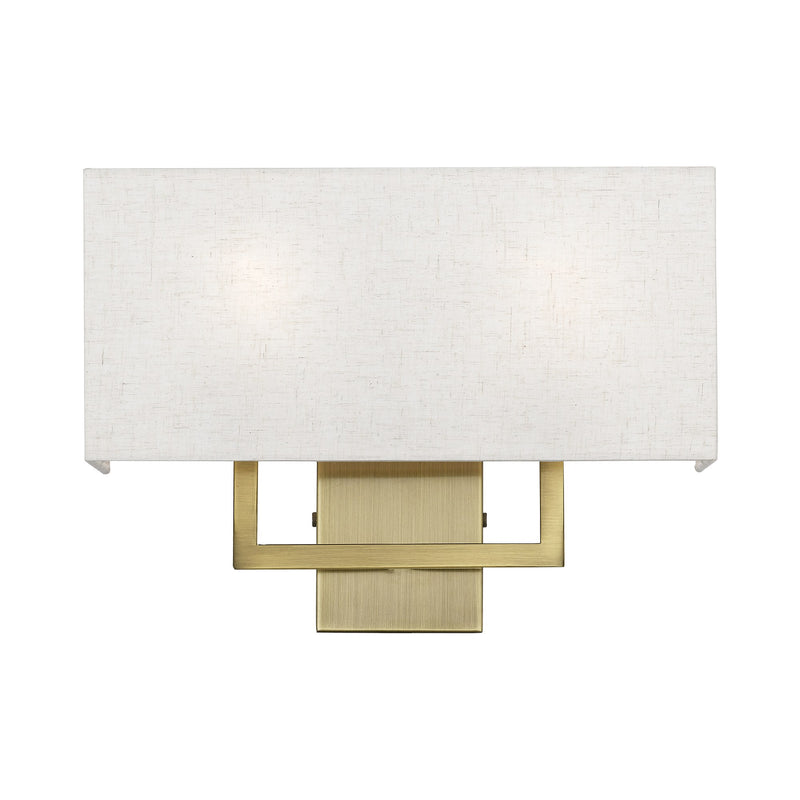 Pierson 2-Light 16" ADA Wall Sconce in Antique Brass
