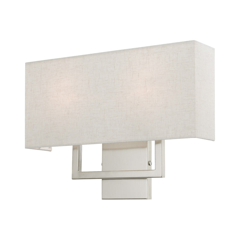 Pierson 2-Light 16" ADA Wall Sconce in Brushed Nickel