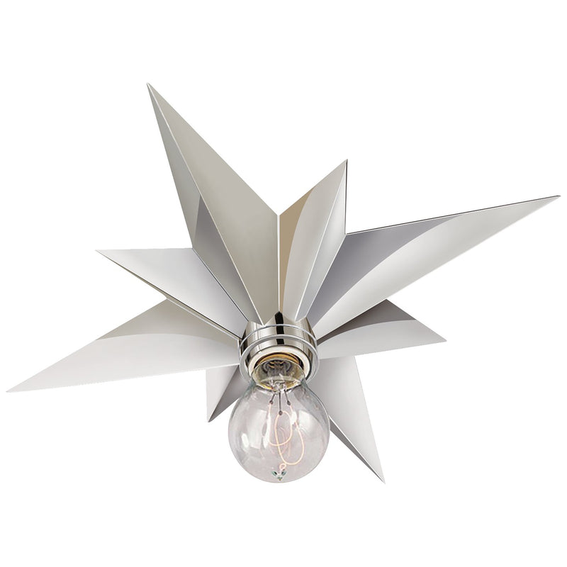 Star Flush Mount in Polished Nickel