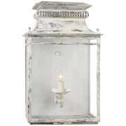Flea Market Lantern Wall Sconce in Old White