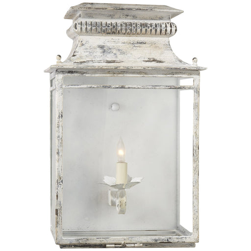 Flea Market Lantern Wall Sconce in Old White