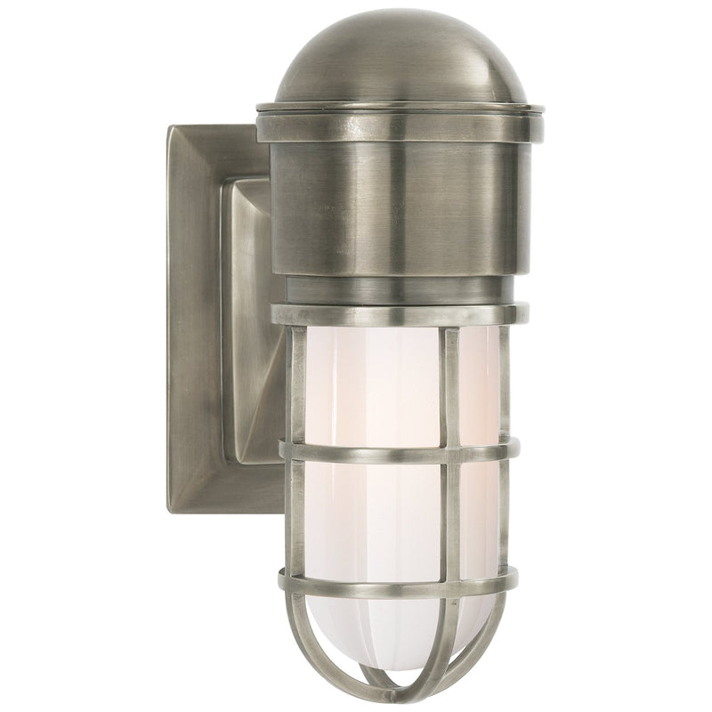 Marine Wall Sconce in Antique Nickel