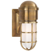 Marine Wall Sconce in Hand-Rubbed Antique Brass