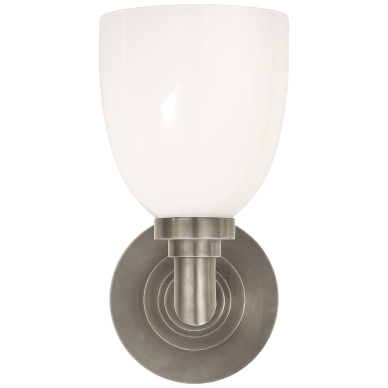 Wilton Bath Sconce in Antique Nickel