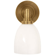 Wilton Bath Sconce in Hand-Rubbed Antique Brass