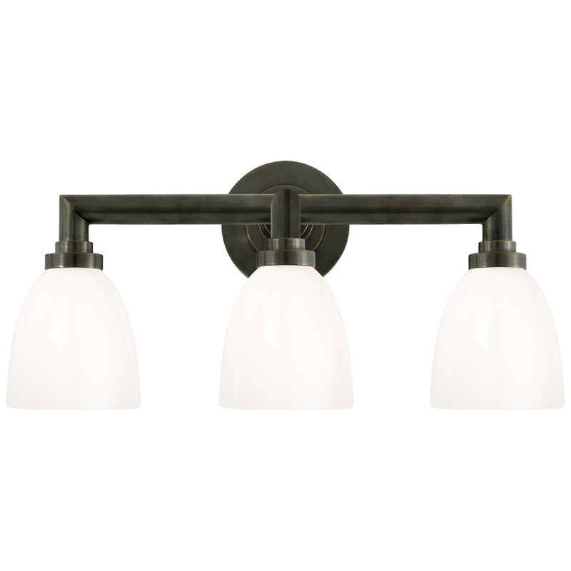 Wilton 3-Light Bath Vanity Light in Bronze