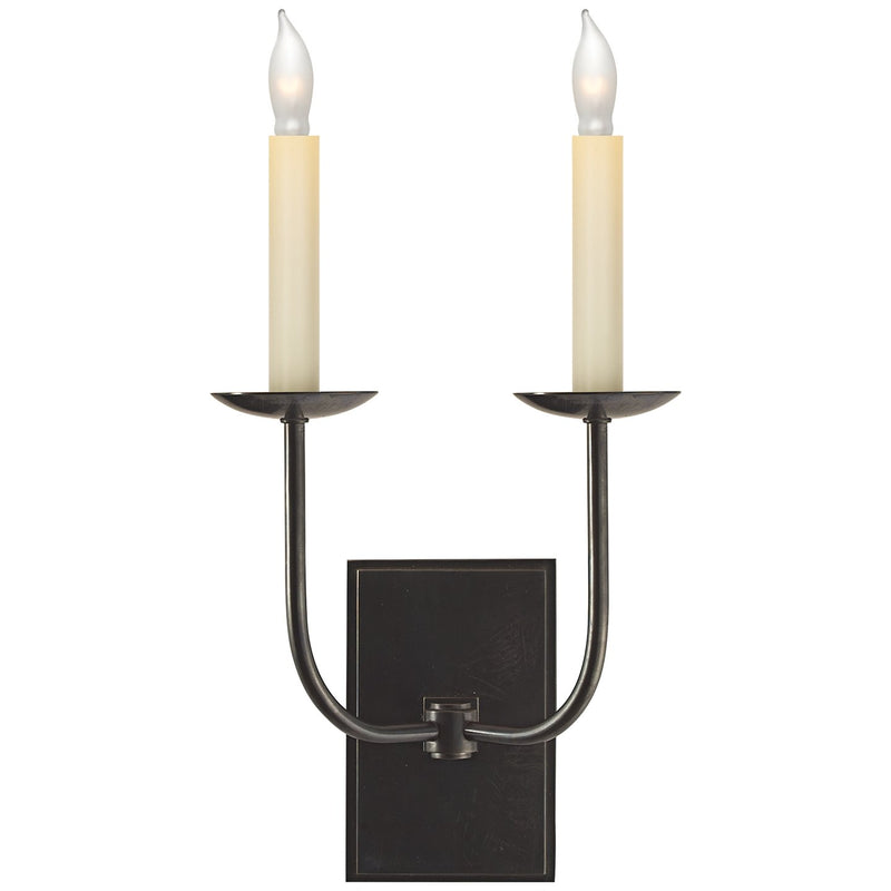 TT 2-Light Wall Sconce in Bronze