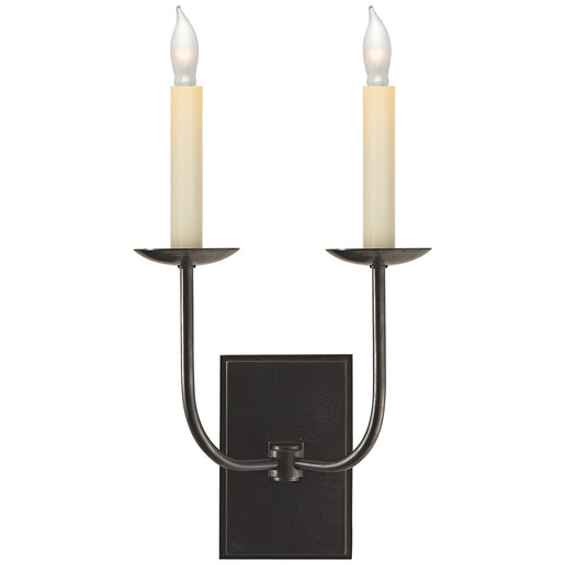 TT 2-Light Wall Sconce in Bronze