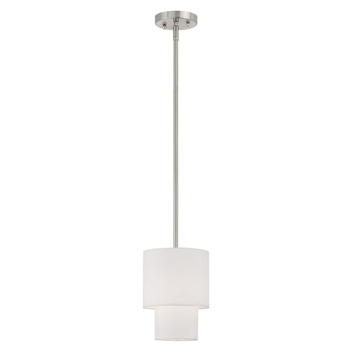 Meridian 7" Mini Pendant in Brushed Nickel