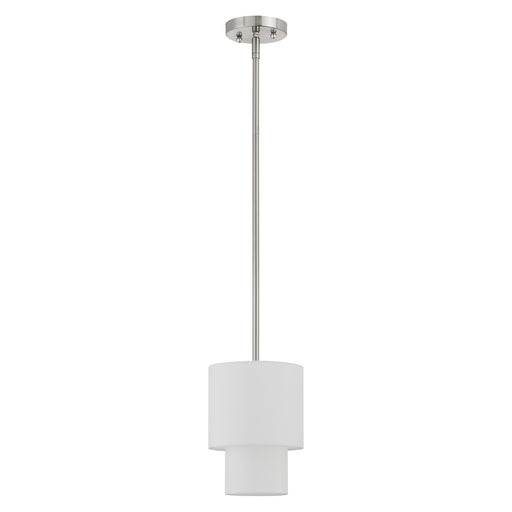 Meridian 7" Mini Pendant in Brushed Nickel