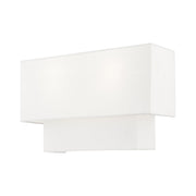 Ada 2-Light 13" ADA Wall Sconce in Brushed Nickel