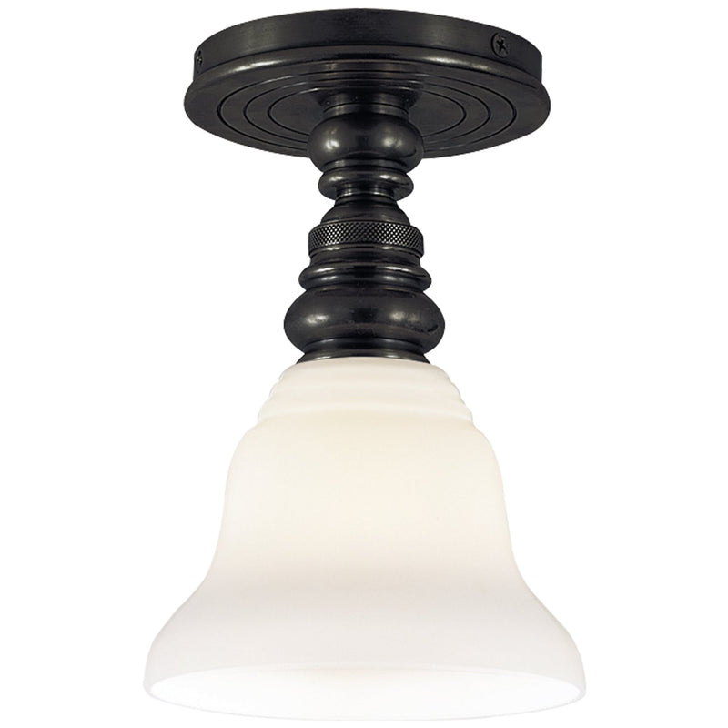 Boston Single Flush Mount in Bronze