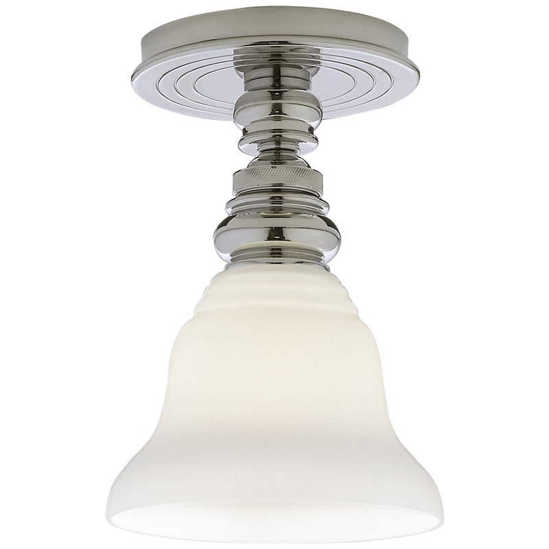 Boston Single Flush Mount in Polished Nickel