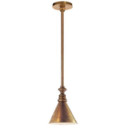 Boston Mini Pendant in Hand-Rubbed Antique Brass